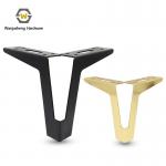 High Quality Furniture Supports Gold Black Cast Iron Metal Sofa Cabinet Feet Bedside Table Legs for sale