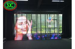 China 0.2KG/PC Module Weight Aluminum Transparent LED Screen with Aluminum Cabinet Material supplier