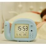 Kingda ABS Silicone Kids Alarm Clock , Portable DC 5V Digital Night Light Clock for sale
