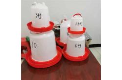 China Poultry Automatic Animal Water Drinker PP Chicken Drinker Bucket For Chicken supplier