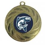 Customized Universal Stock Fishing Medals For Fishing Clubs Both Sides with Design for sale