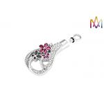Copper Material Flower Pattern Cremation Urn Necklace Charms for sale