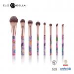ODM Womens Make Up Brushes With Alu - Ferrule 100% Synthetic Hair Cosmetic Brush Set for sale