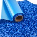 PE PET Light Fast Blue Color Masterbatch Granuels Resin Blue Blown Film for sale