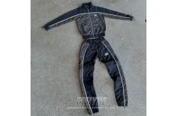 China Custom Made Windbreaker Tracksuit Nylon Sweat Suits Jacket And Sweatpants Set Breathable supplier