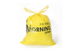 China Disposable Strong Load-Bearing Environmentally Safe Kitchen Recyclable Drawstring Garbage Bag supplier