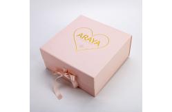 China Custom Hair Packaging Boxes Foldable Hair Extension Magnetic Packaging Box supplier