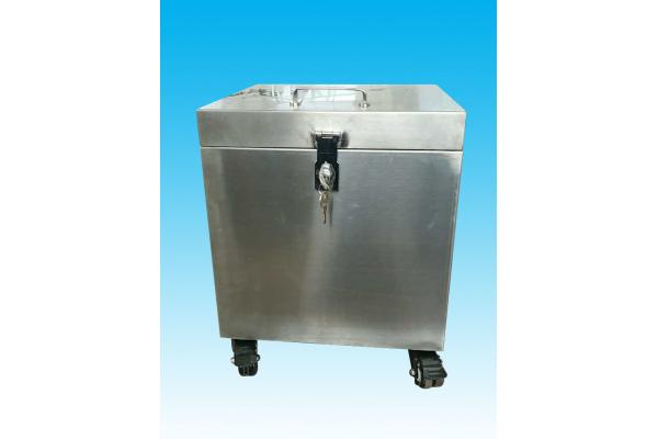 Casters Lead Shielded Box / Lead Containers For Radioactive Material