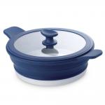 Customized Silicone Cooking Pot Collapsible Silicone Cookware Camping for sale