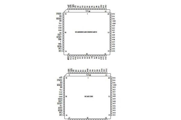 Integrated Circuit Chip M68060 User Manual MC68EC060RC50 MOTOROLA BGA