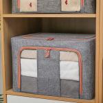 Fabric Thickened Folding Cloth Storage Boxes Odorless Weight 550g Space Saving for sale