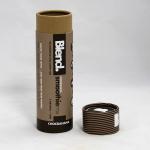 Cylindrical Brown Kraft Cardboard Paper Cans Packaging for Cosmetics / Underwea / Unbrella for sale