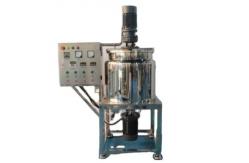 China Homogenizer Mixing Tanks Stainless Steel Jacketed With Agitator Custom supplier