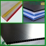 Conductive Colorful ESD Storage Box / Recycled Polypropylene Corrugated Board for sale