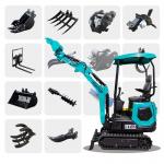 Earthwork Small Hydraulic Excavator Powered By KOOP 192F Engine for sale