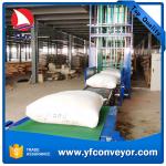 Z Type Vertical Lift Conveyor for lift tea bags from ground floor to 1st floor for sale
