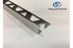 China Bright Silver Aluminium Trim Profiles With Triangle Punched supplier