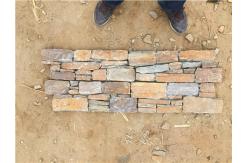 China Natural stone Cement Back Ledge Stone , External Stone Wall Cladding With Cement Backing supplier
