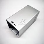 Lighting Fixture CNC Aluminum Housing Profile Square Shape Rounded Angle for sale
