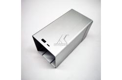 China Lighting Fixture CNC Aluminum Housing Profile Square Shape Rounded Angle supplier
