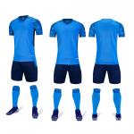 Plain Blank Football Uniform Polyester Plain Jerseys Football Jersey 11 Set for sale