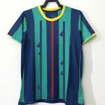 Blue Red Retro Soccer Jerseys Fabric Retro Football Kits T Shirt Men Soccer Jersey for sale