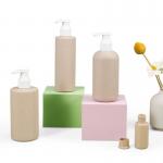 100ml-500ml Recyclable Lotion Shampoo Dispensers with Pump and Wheat Straw Body Material for sale