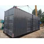 Container Type Diesel Generator Set Green 600 Kw Diesel Generator for sale
