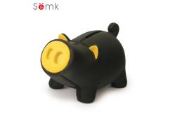 China Custom Pink Piggy Bank Non Phthalate PVC Vinyl Material ISO BSCI Approved supplier