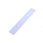 White Microwave Anti Reflective Holes Glass Control Panel for sale