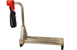 China Triple Tubes Dia 50mm Bottom Immersion Heater , 3 Phase Immersion Heater supplier