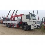 SQS250 SQS300 SINOTRUK HOWO 6x4 Truck With Crane 10 Ton 15.6 Meters for sale
