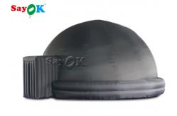 China 360 Dome Projection 5/6m Portable Black Inflatable Planetarium Tent supplier