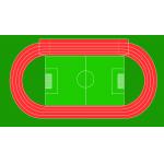 Playground Customisation Jogging Track Material Outdoor Athletic Running Track for sale