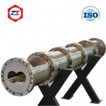 Food Extrusion Machine screw barrel China Best Twin Screw Extruder parts OEM Stainless Steel SUS440C Inner Material for sale