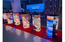 China Small Pitch flexible lED display screen SMD2020 Novastar System supplier