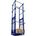 7m Height Warehouse Cargo Lift Double Rail Mini Goods Elevator for sale