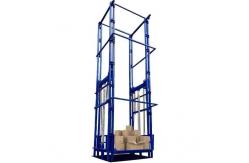 China Double Mast Goods Lift Hydraulic Warehouse Cargo Lift Double Guide Rail 7m supplier