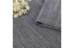 China Comfortable Black Stripe Fabric Mercerized Cotton Skin Friendly Texture supplier