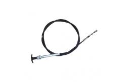 China Control Cable Assembly With Twist Locking Handle 96 Long Black supplier