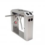 High Safety And Reliability 304SS Electronic Tripod Turnstile Gates Anti Scour