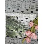 Linear All Over Spot Polyester Lace Trim Black Tulle Mesh for sale