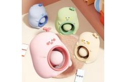 China USB Rechargeable Mini Fan Keychain 3 Modes Adjust Speed Handle Custom Keychain Gift supplier