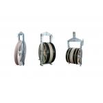 Three Bundled SHD Conductor Pulley Block Line Stringing With Nylon Wheel