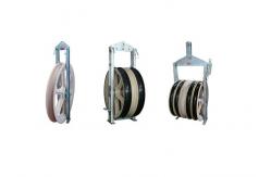 China Three Bundled SHD Conductor Pulley Block Line Stringing With Nylon Wheel supplier