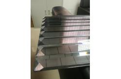 China Modern Patterned Zinc Mirror 8mm Stained Panel Crafts supplier
