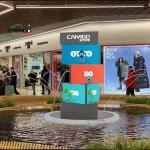 Rotate Expandable LED Advertising Display Screen 3000*2400 Outdoor Digital Led Screen for sale