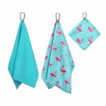 Square Microfiber Golf Towel Low MOQ Customized Design for sale
