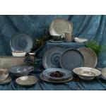 Hand Painted irregular Ceramic Dinner Sets 16Pc For Wedding Party for sale