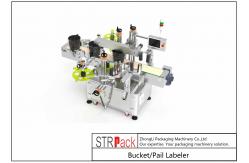 China STR-S Servo System Bucket / Pail Labeler 20 - 80pcs/min supplier